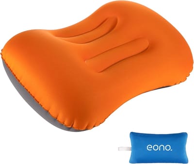 Thijox - Opblaasbaar Reiskussen Camping - Ultralicht Compact Ergonomisch Kussen - Comfortabel Strandkussen voor Kamperen, Wandelen, Vissen, Picknick -