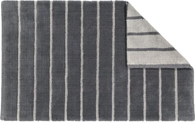 Badmat - Vloerkleed badkamer - Douche en bad - Handgeweven kwaliteit - 60x100 cm - Antraciet