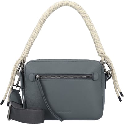 FREDsBRUDER Leren Schoudertas Nea Camera Bag Blue Grey Blauwgrijs