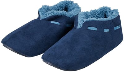 Apollo Spaanse sloffen - navy - volwassenen - pantoffels - heren - dames - huissloffen 43-44