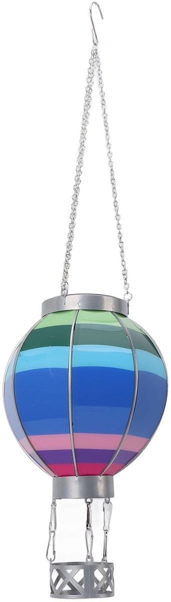 Dailygoods- Zonne-tuinlantaarn Hangend - Zonne-energie - Decoratie Buiten - Warm Licht - IJzer - Automatische Aan/Uit functie - Zonne-lantaarn