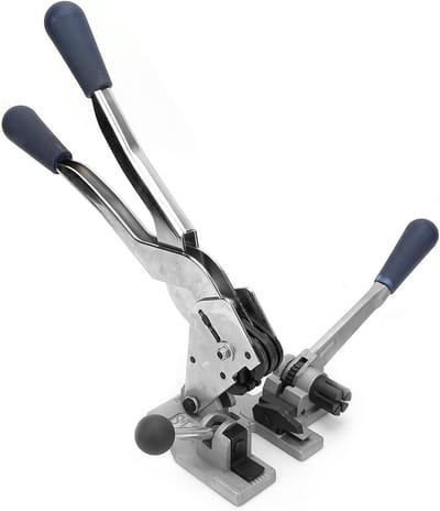 Staalbandgereedschap 3-in-1 - Handmatige bandspanner - Snelle verpakking - Gelegeerd staal polypropyleen - 40x16x15 cm