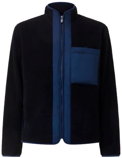 Oakley Apparel Off-slope Mountain Fire Sherpa Fleece Met Volledige Rits Zwart L Man