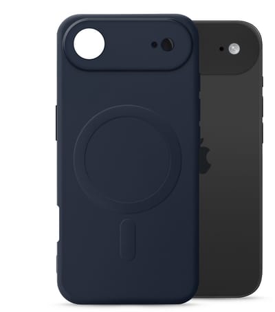 My Style Hoesje geschikt voor Apple iPhone Air MagSafe Telefoonhoesje Flexibel TPU | My Style Protective Flex Backcover | Geschikt voor MagSafe | Geschikt voor Draadloos Opladen met Magnetische Ring | Geschikt voor MagSafe Case - Midnight Blue |