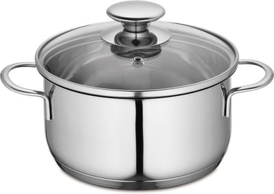 Kuchenprofi - Küchenprofi COOK Kookpan 16 cm RVS met Glasdeksel