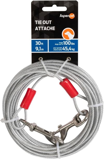 Sterke Hondenlijn Kabel 9 Meter - 900 kg Breeksterkte - Outdoor Gebruik