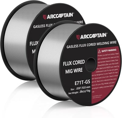 MIG lasdraad - Flux lasdraad - Metaallassen - Zonder beschermgas - 0.8mm 2kg - Zilver