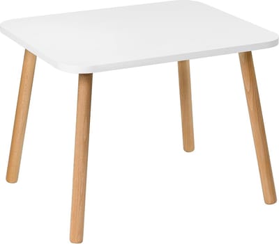 Kindertafel Hout 50 x 60 cm - Speel- en Leertafel voor Kinderen (2-7 jaar)