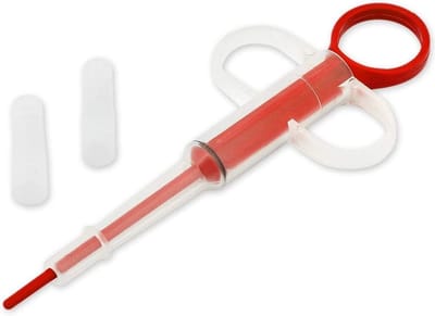Pillen Schieter - Kat - Medicatie Katten - Voedingsspuit - Rood
