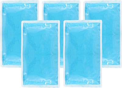 Boland Party Holi kleurpoeder - 5x - blauw - 70 gram - festival/party - heilig kleuren poeder