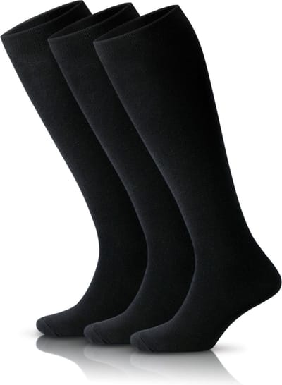 GoWith - katoen sokken - kniekousen - 3 paar - warme sokken - dames sokken - grappige cadeau - maat 35-38