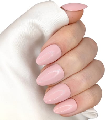 SD Press on Nails - B-153 - Plaknagels met nagellijm - XS Stiletto Kunstnagels - Nude - Set 20 Kunstnagels handgemaakt van gellak - Nepnagels - Nagellijm - Nagellak - Accessoires - Nail Art - Nagelvijl - Nails at home