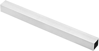 Vierkante Aluminium Buis - Aluminium Profiel Holle Buizen - Doe-het-zelf Projecten - Naadloze Constructie - 25x25 mm 300 mm - Zilver