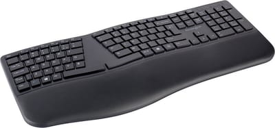 Kensington Pro Fit® Ergonomische Draadloos Toetsenbord - Inclusief Batterijen - Qwerty US Layout - Zwart