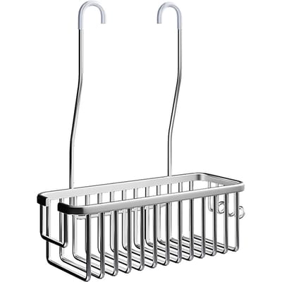 Organisateur de Douche Suspendu Étanche Multifonctionnel Antirouille Étagère de Rangement pour Gel Douche Shampoing pour white