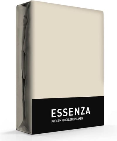 Essenza - Hoeslaken - Percale katoen - 100 x 200  - Beige