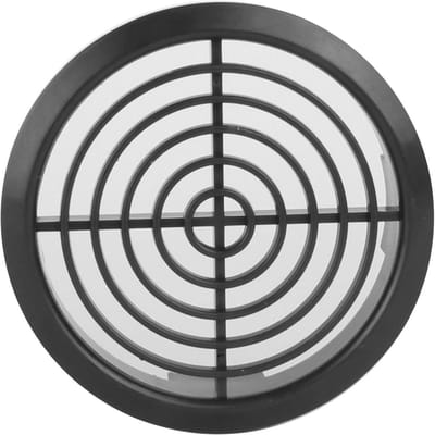 Ventilatierooster - Meubelrooster Verwarming - Luchtstroom Verbeteren - Weerbestendig Kunststof - 1 Stuk - Grafietgrijs
