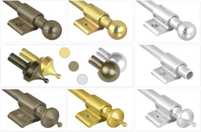 Tapijtstang Aluminium - Traploperstang Trapdecoratie - Trap Bekleden - Geanodiseerd Aluminium - 1 Meter - Zilver