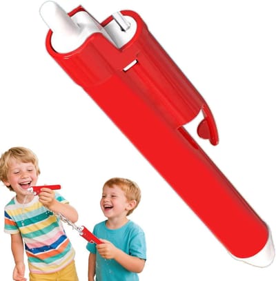 Watersproeier Stift - Waterspuit Waterpistool - Buitenspelen - Groot Waterreservoir - 17.5 cm - Rood