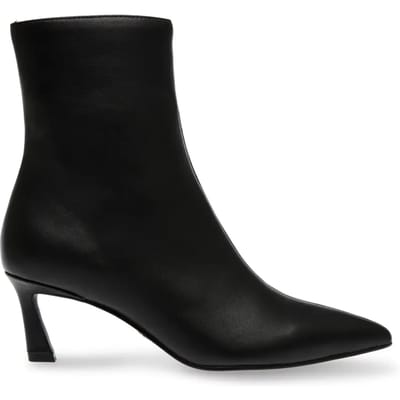 Steve Madden Lulah Booties Black Leather Maat: 36 | Laarzen Outlet | Dames | Zwart