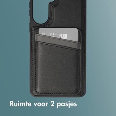 imoshion Hoesje - Geschikt voor Samsung Galaxy S26 Plus - Backcover met kaarthouder en stand - Zwart