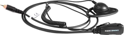 DerComms® oorschelp - headset - oortje voor Motorola CLP446e en CLPe portofoon