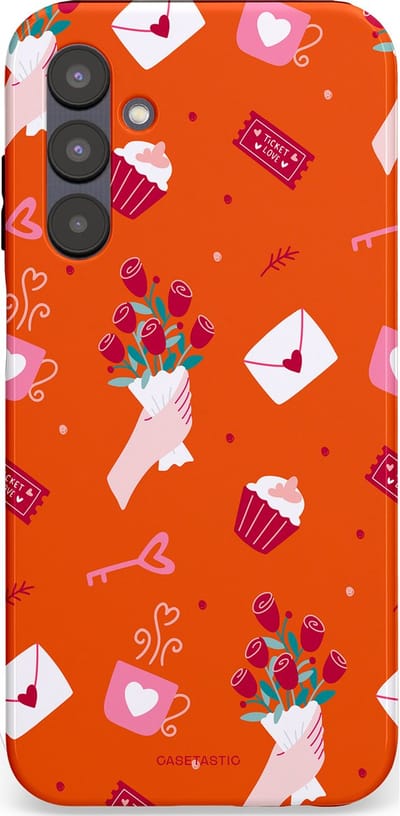 Casetastic Hoesje Geschikt voor Samsung A25 - Stijlvolle Beschermende Duo-layer Case - Valentijnsdag Feest