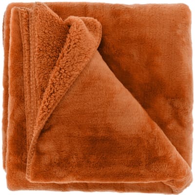 Unique Living - Plaid Torvah 150x200cm - Orange Flame