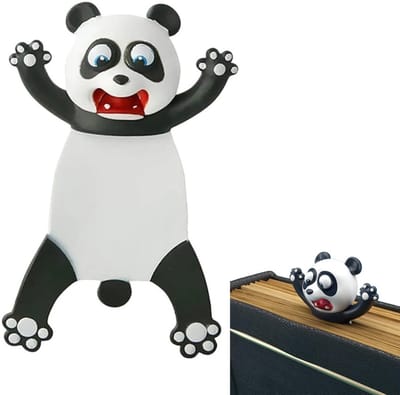 Dailygoods- Bladwijzer 3D Cartoon Dier - Schattig Ontwerp - Antislip - Flexibel PVC - Leuke Boekmarker - Voor Studenten/Leraren - Boekenlegger