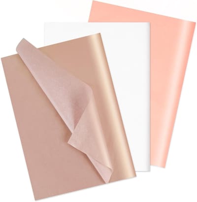 30 Vellen Tissuepapier in Moeder van Parel Roze voor Moederdag, Cadeauverpakking en Versiering voor Verjaardagen en Bruiloften