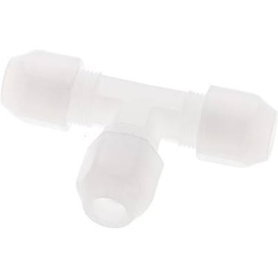 6x8 mm PVDF T-Vorm Tee Slang Aansluiting 10bar/145psi