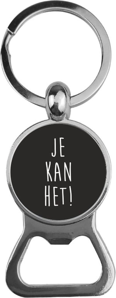 Bieropener Glas -  Je Kan Het