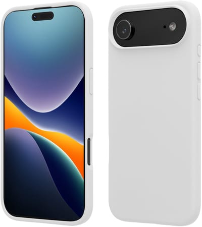 kwmobile telefoonhoesje geschikt voor Apple iPhone Air - Hoesje met siliconen coating - Smartphone case in wit