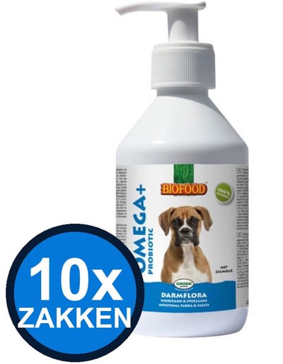 10x Biofood - Omega+ Probiotic - Hondenvoer Droogvoer - 250 g