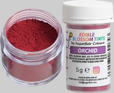 Sugarflair Blossom Tint Dust - Orchid - 5g - Kleurpoeder Eetbaar - Taartdecoratie