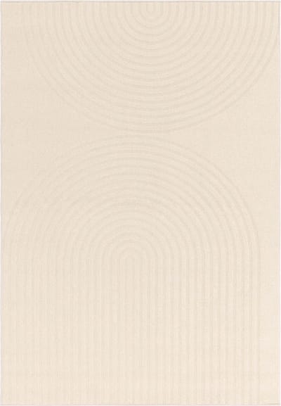 Easy Living - Easy Living Antibes White Deco Vloerkleed - 160x230  - Rechthoek - Buiten,Laagpolig,Structuur Tapijt - Modern - Beige