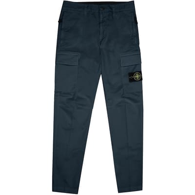 Stone Island Mannen S Cargo Broeken Patch Logo Patch k2S153100032 K2S153100032 S0010 V0020 (33) black
