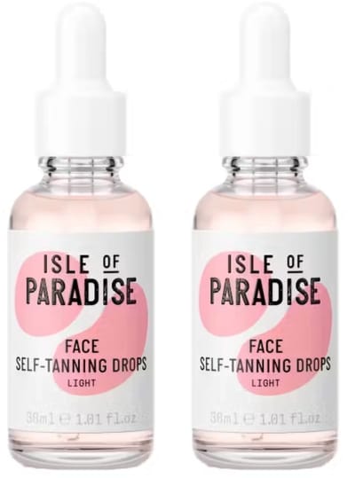 Isle of Paradise - 2 Flesjes - Light Self Tanning Drops Face 30 ml