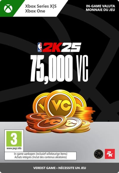 NBA 2K25: 75,000 Virtual Currency Pack - Xbox Series X|S/Xbox One - In-Game Tegoed