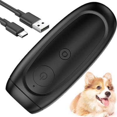 Anti-blaf apparaat, oplaadbaar handheld honden blaffen controle apparaat honden blaffen afschrikmiddel hondentraining tool Anti-blaf stopper veilig, blaffen stopper voor puppy's kleine grote hond