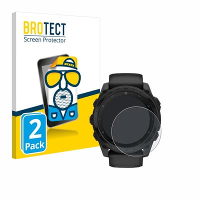BROTECT - Screenprotector voor Garmin Tactix 8 AMOLED (51 mm) - Folie Beschermfolie matte 2 Stuks