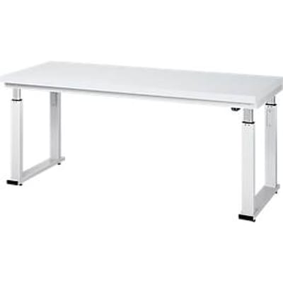Werktafel Serie adlatus 600, 2000 x 700 x 740-1140 mm, hard laminaat blad