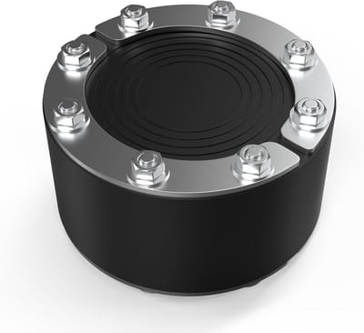 Wanddoorvoer ring met ruimteafdichting 120 mm voor leidingen en kabels Ø 0 - 75 mm, universele rubberen afdichtingsinzet met koud gegalvaniseerd staal, eenvoudig te installeren