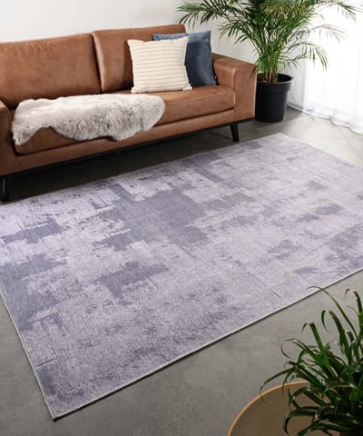 Vintage vloerkleed - Fade Mystic grijs 76x150 cm