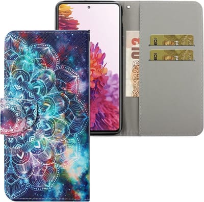 Stijlvolle PU leren flipcase voor Samsung Galaxy S24 FE - Schokbestendig, met magnetische standaard en kaartsleuven