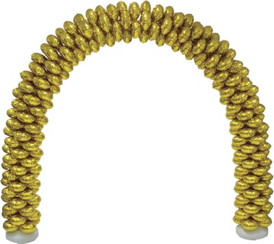 Ballonboog set met 70 stuks 17" folieballonnen, goud