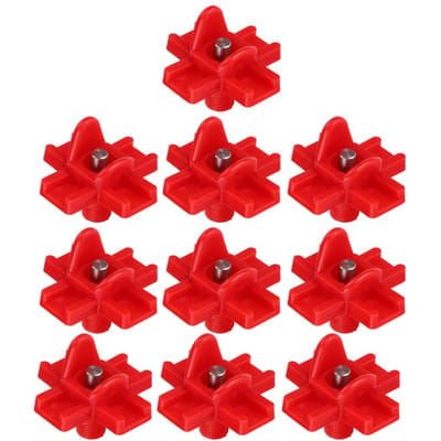 10 stuks Kip Drinkbak Mond Rood Hoofd Automatische Voer Water Speen Landbouw Water Spuitmond