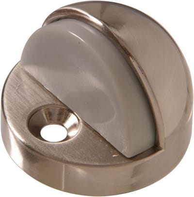 Deurstopper - Vloerstop - Muren Beschermen - Hoge Koepel Design - 1 Pack - Satijn Nikkel