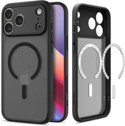 Spigen Geschikt voor Apple iPhone 17 Pro - Ultra Hybrid MagFit - Geschikt voor Mag - Back Cover Hoesje - Zwart