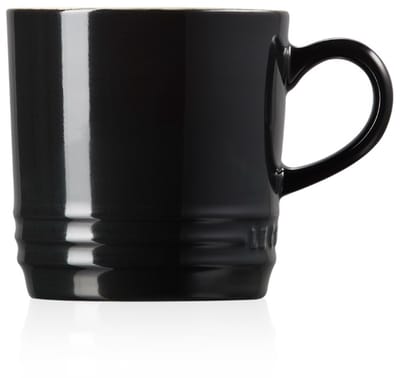 Le Creuset aardewerk cappuccino mok | 200 ml | zwart